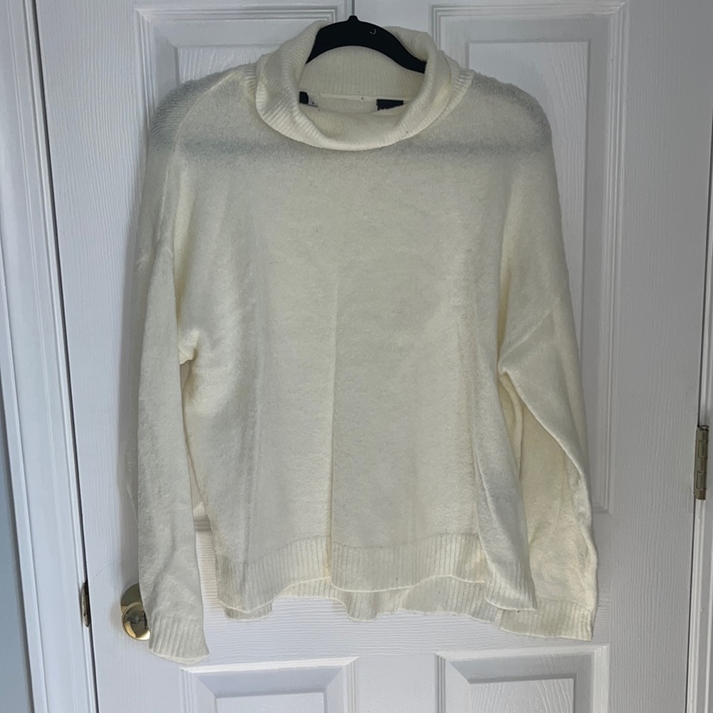 Cream Fleece Sweater